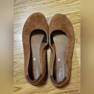 Merrell barefoot brown suede flats